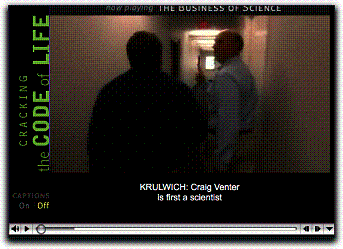 Figure 7: Sample of captioned PBS video.